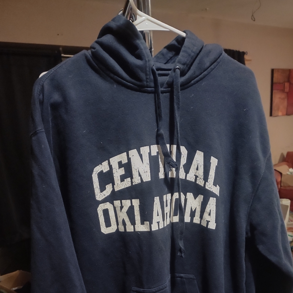 G BIG Cotton Central Oklahoma pullover‎ hoodie sweatshirt